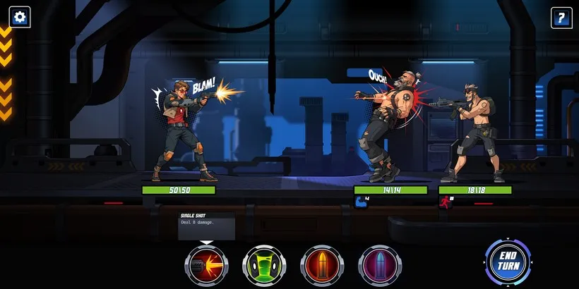 A battle scene mock-up