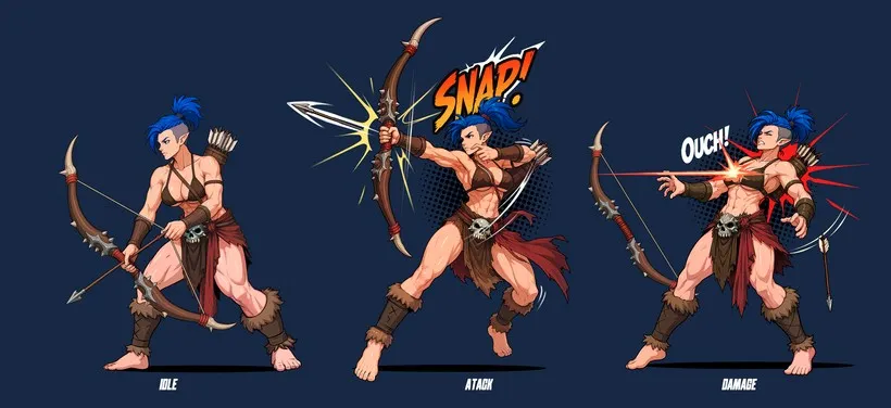 Barbarian poses